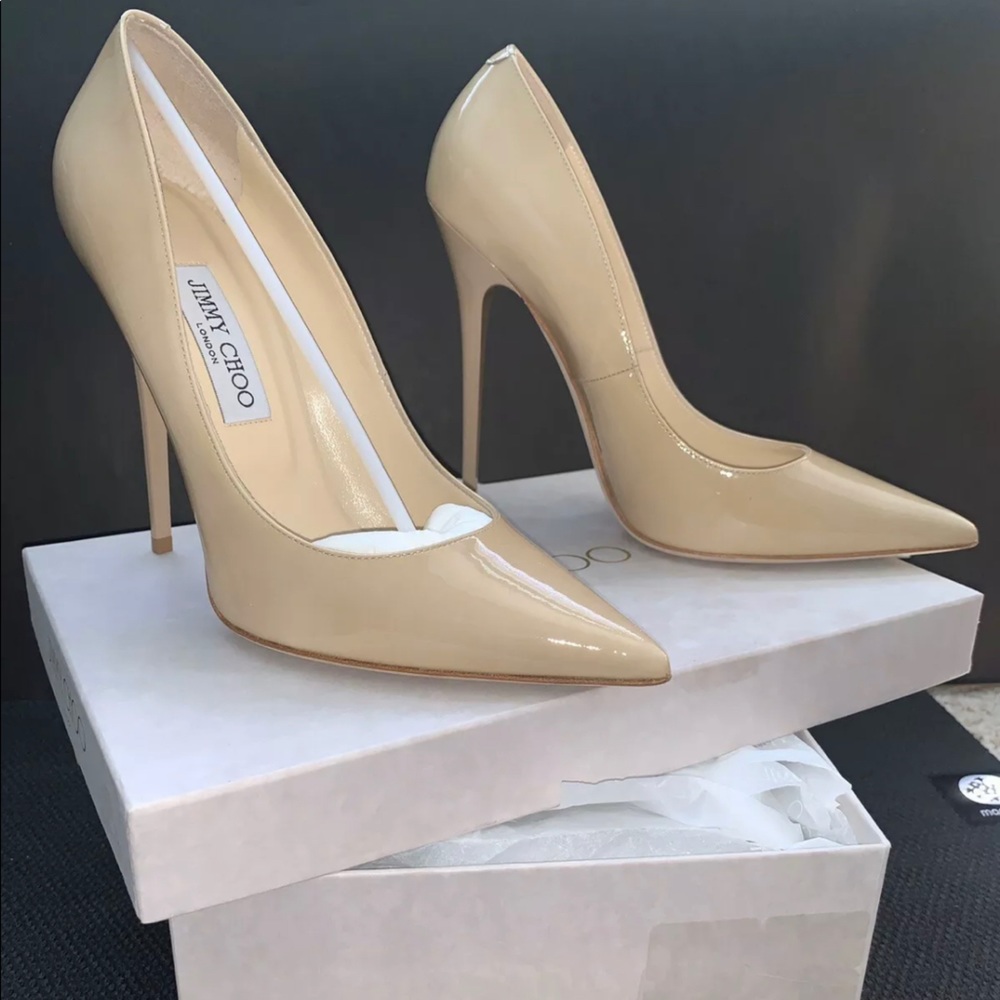 **SOLD** Jimmy Choo Anouk NIB Nude Pumps Heels 40
